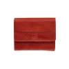 Porte-monnaie compact Savannah - rouge - label M