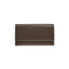 Porte-monnaie double fermeture éclair Dakota - brun - label M