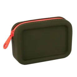 Porte‑monnaie en silicone doux et lavable - design NEON urbain avec fermeture fluo