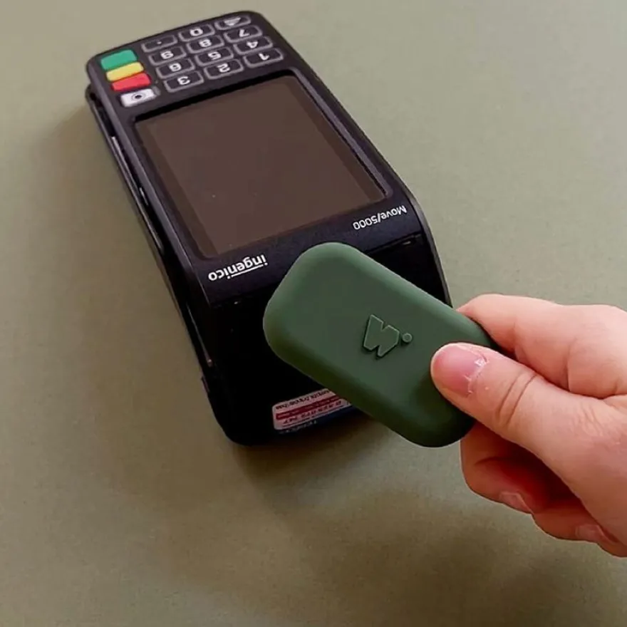 Porte-monnaie sans contact Silicone Money Walkie - disponible dans différentes couleurs
