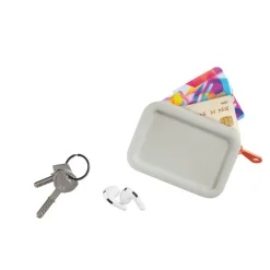 Porte‑monnaie silicone orange NEON avec design moderne - pratique au quotidien et entretien facile