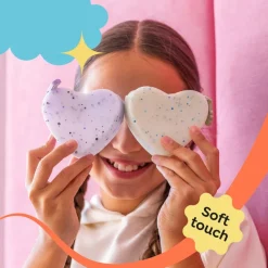 Porte-monnaies cœur mauve Lovely Things Back2Fun