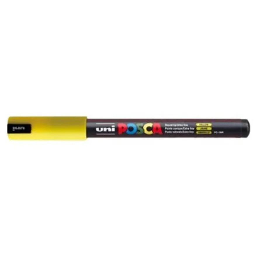 Posca - Feutre pointe extra fine - jaune