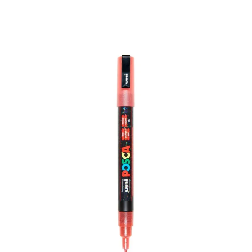Posca - Marqueur paillette pointe fine - rouge