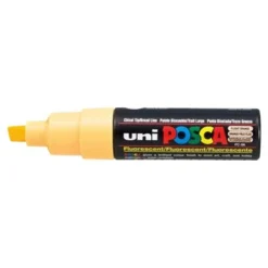 Posca - Marqueur peinture pointe large - orange pale fluorescent