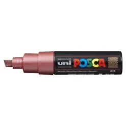 Posca - Marqueur peinture pointe large - rouge métallique
