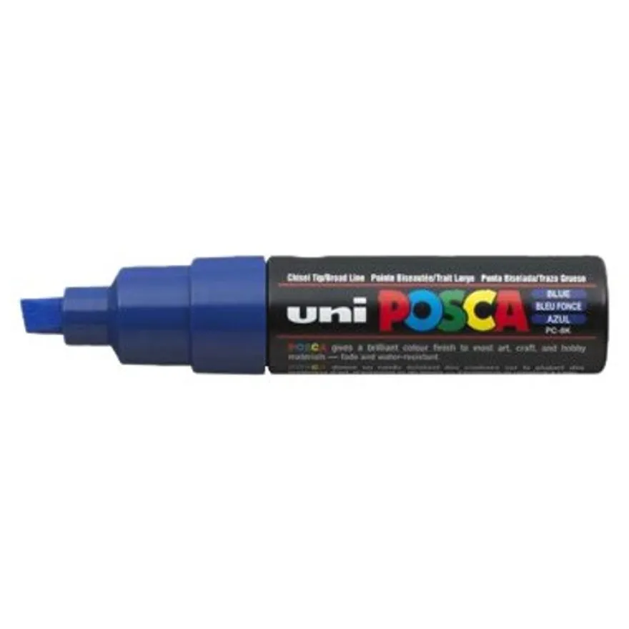 Posca - Marqueur peinture pointe large - bleu foncé