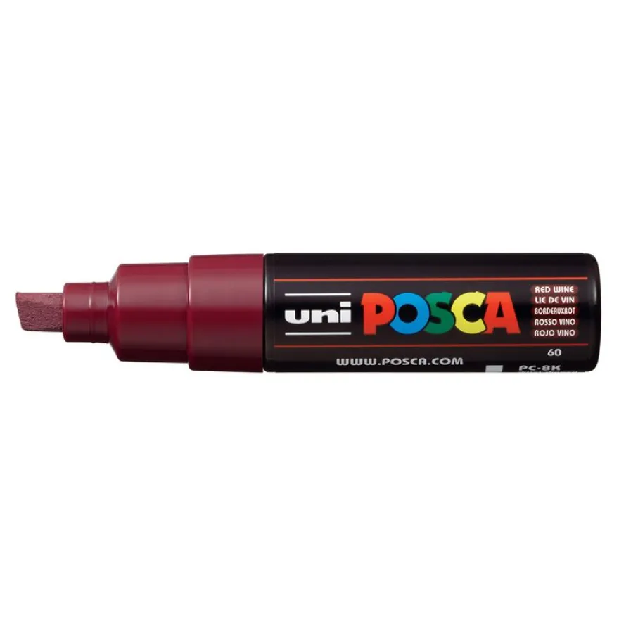 Posca - Marqueur peinture pointe large - Lie de vin