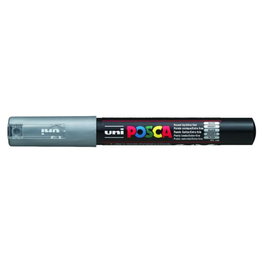 Posca - Marqueur peinture pointe extra fine - argent