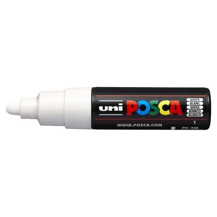 Posca - Marqueur peinture pointe large - blanc