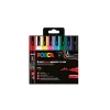 POSCA – Pochette de 8 marqueurs Brush PC-5BR – Couleurs basiques