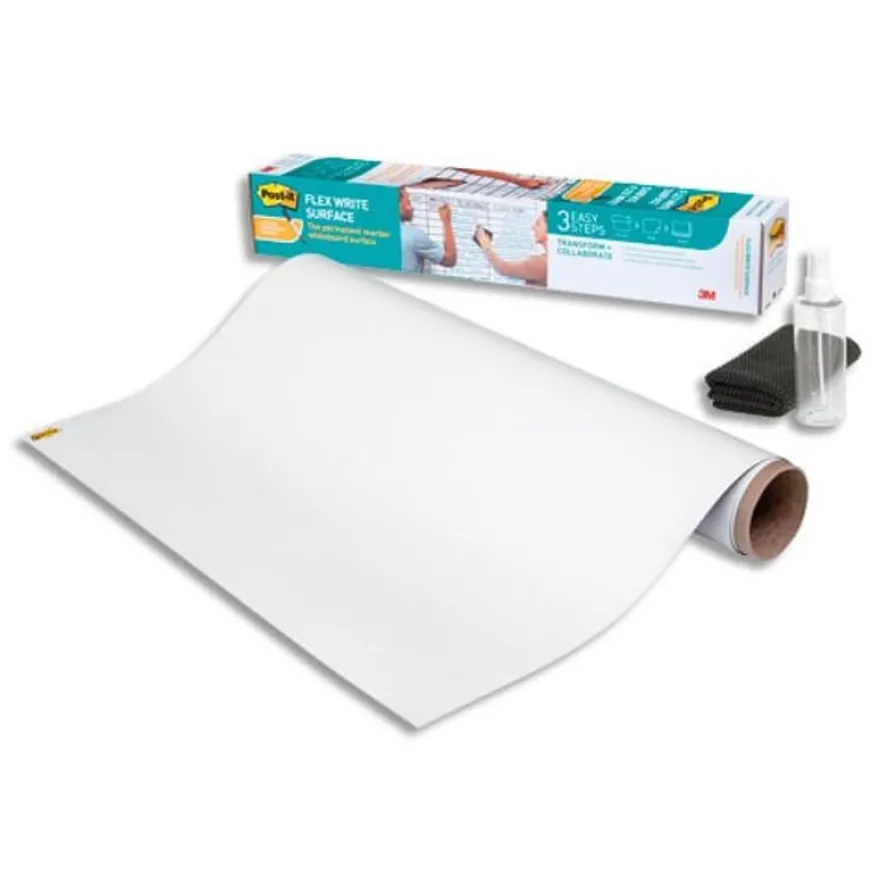 Post it - Tableau blanc Super Sticky - rouleau - 61 cm x 91 cm