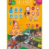 Poster pédagogique Code de la Route - 52 x 76 cm - Bouchut