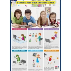 Poster pédagogique Web - 52 x 76 cm - Bouchut