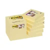 Post-it - 12 Blocs notes Super Sticky - jaune - 47,6 x 47,6 mm