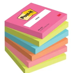 Post-it - Poptimistic : 6 blocs de notes colorées, 100 feuilles