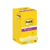 Post-it - Z-Notes Super Sticky, Couleur Jaune Canari - 76 mm x 76 mm - 90 feuilles/bloc - 12 blocs/paquet