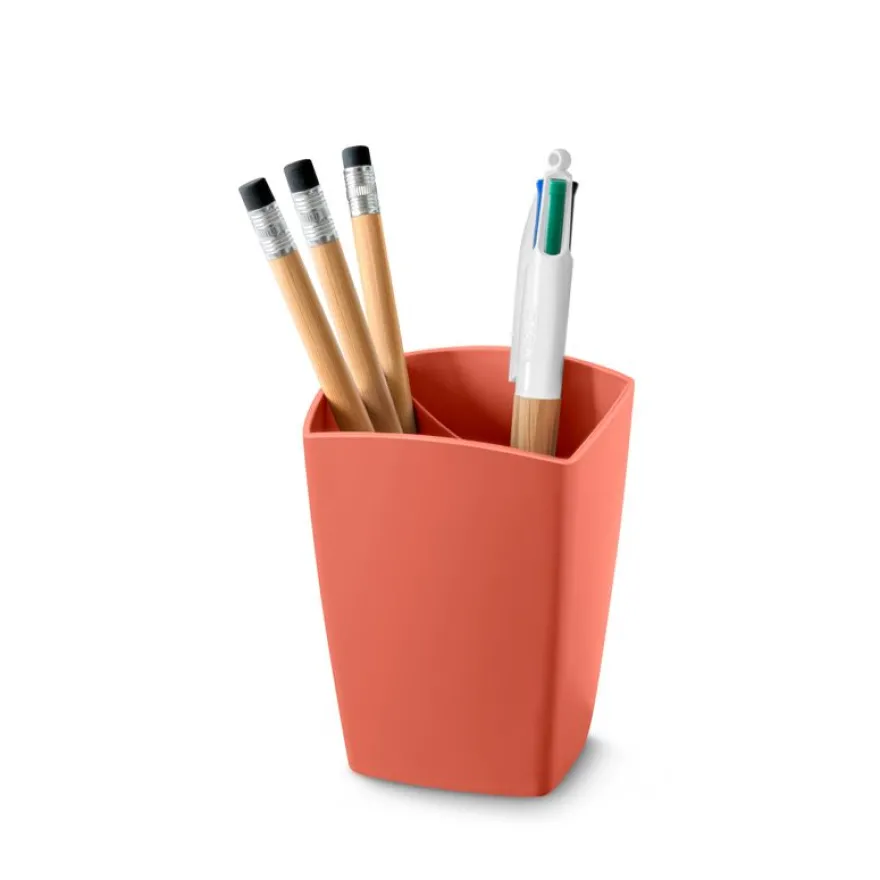 Pot à crayons CEP Terra Nova – Terracotta – 530 TN – Design moderne et écoresponsable