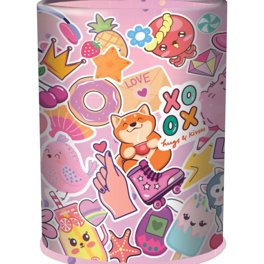 Pot a crayons Kawai - 6,7 x 10,7 cm - Oberthur