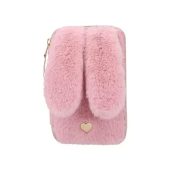 Princess Mimi - Trousse - rose - fourrure de lapin