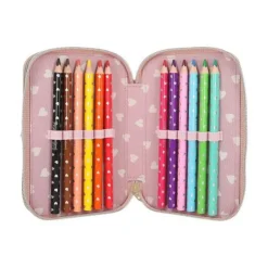 Princess Mimi - Trousse - rose - fourrure de lapin