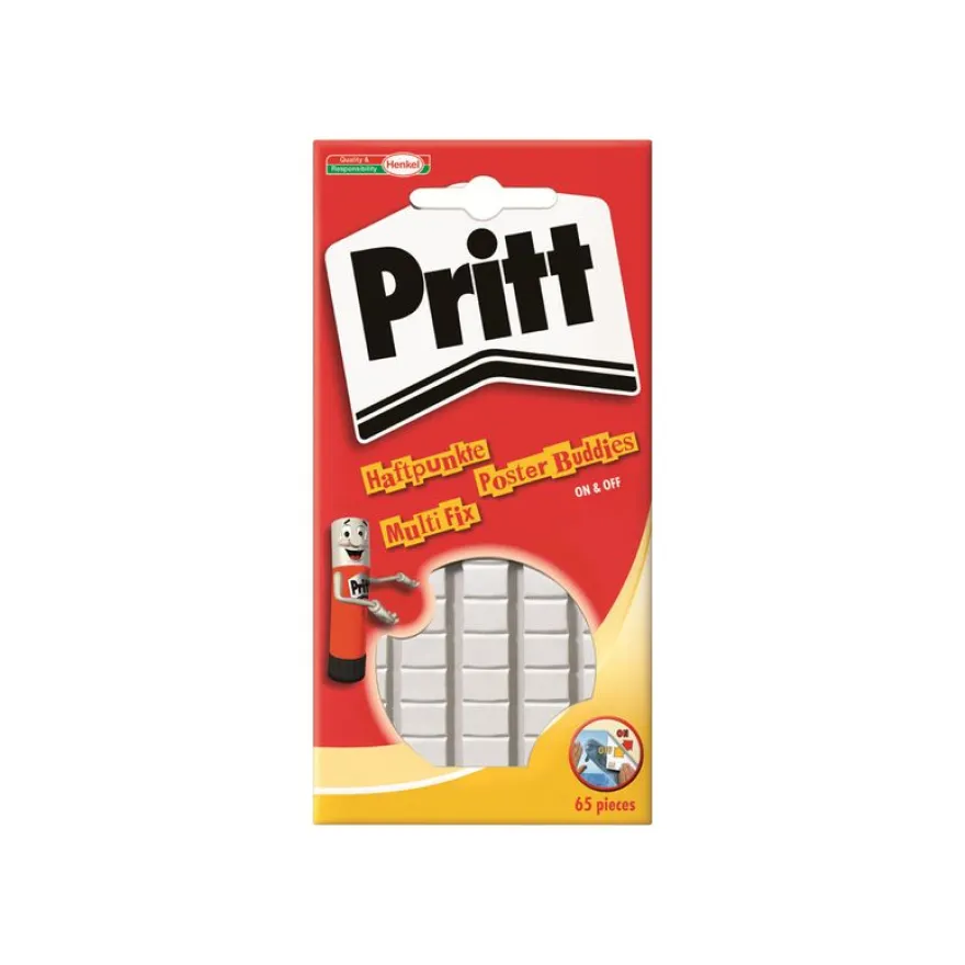 Pritt - Pâte à fixer double face - 55 pastilles de fixation