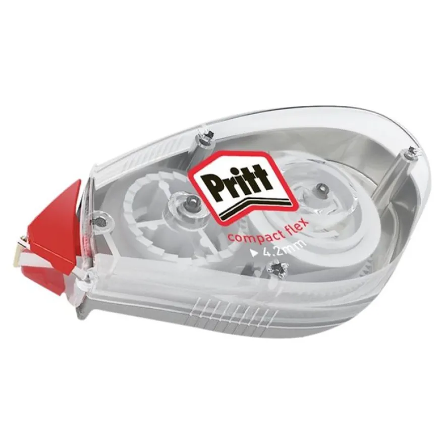 Pritt Compact Flex - Pack de 12+4 rollers de correction - 4.2 mm x 10 m - blanc