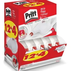 Pritt Eco Flex - 12+4 Rollers de correction rechargeables - 4,2 mm x 10 m