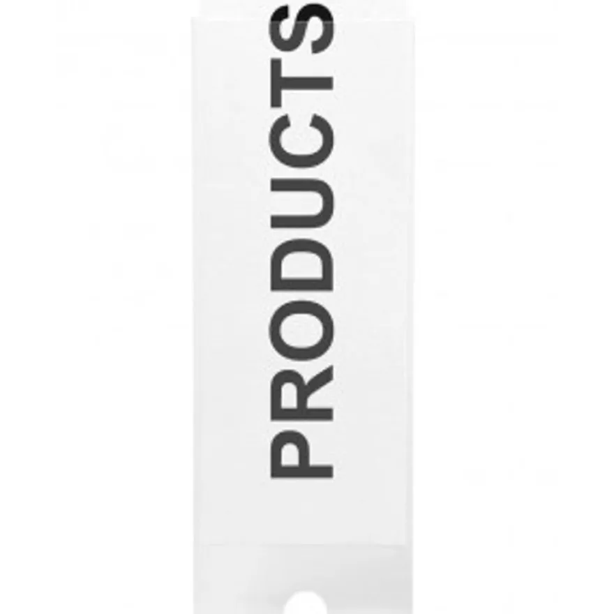 Probeco - 6 Porte-étiquettes adhésives - 46 x 75 mm