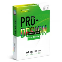 Pro-Design - Papier blanc A4 (210 x 297 mm) - 200 g/m² - Ramette de 250 feuilles