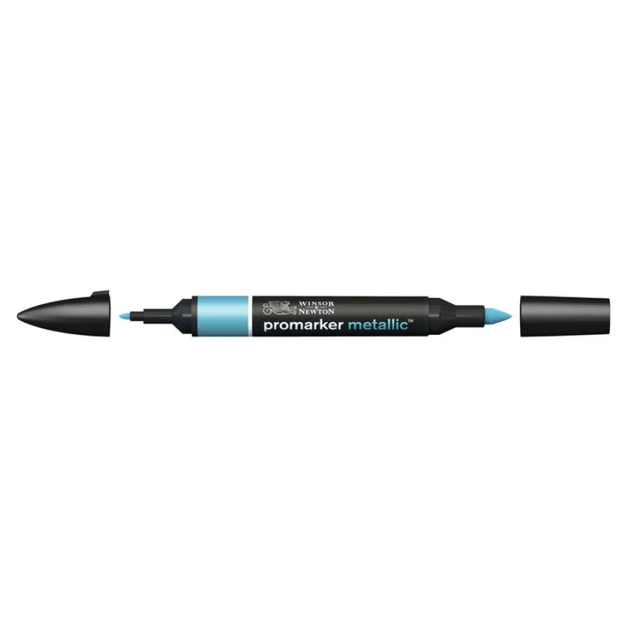 ProMarker - Marqueur double pointe - bleu métallique