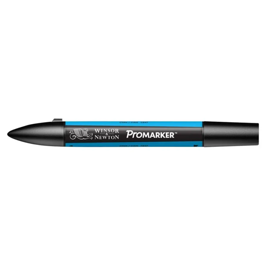 ProMarker - Marqueur double pointe - cyan
