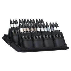 ProMarker - Pack de 24 marqueurs double pointe - gris et noir
