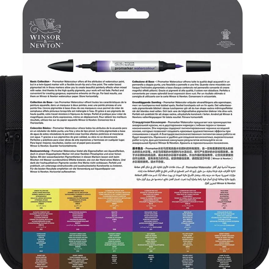 ProMarker - Pack de 24 marqueurs double pointe - assortiment