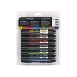 Promarker Brush - Pack de 12 stylos pinceaux et marqueurs - teintes vives