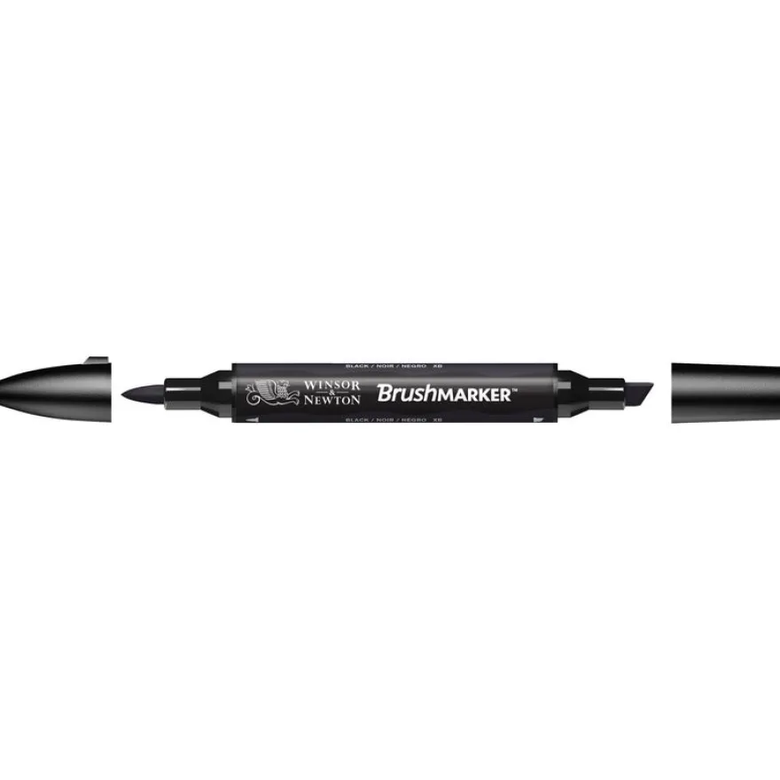 Promarker Brush - Stylo pinceau et marqueur - noir