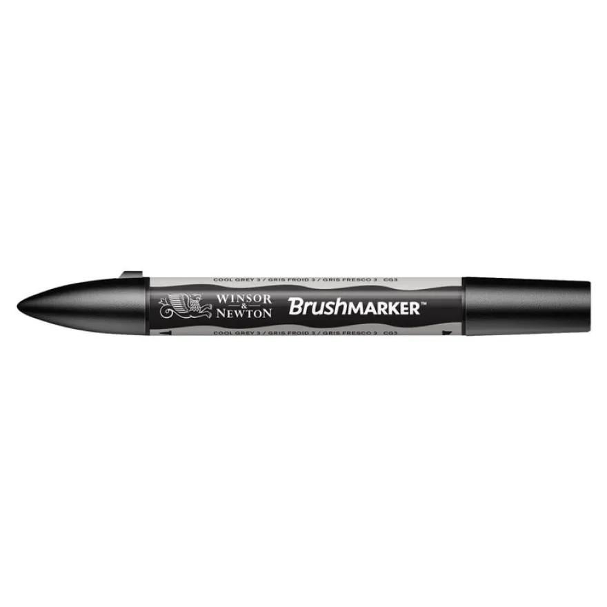 Promarker Brush - Stylo pinceau et marqueur - gris froid 3
