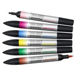 ProMarker Watercolour - 6 Marqueurs double pointe - tons floraux