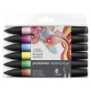 ProMarker Watercolour - 6 Marqueurs double pointe - tons floraux