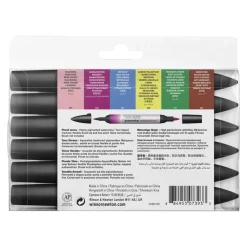 ProMarker Watercolour - 6 Marqueurs double pointe - tons floraux