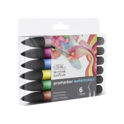 ProMarker Watercolour - 6 Marqueurs double pointe - tons floraux