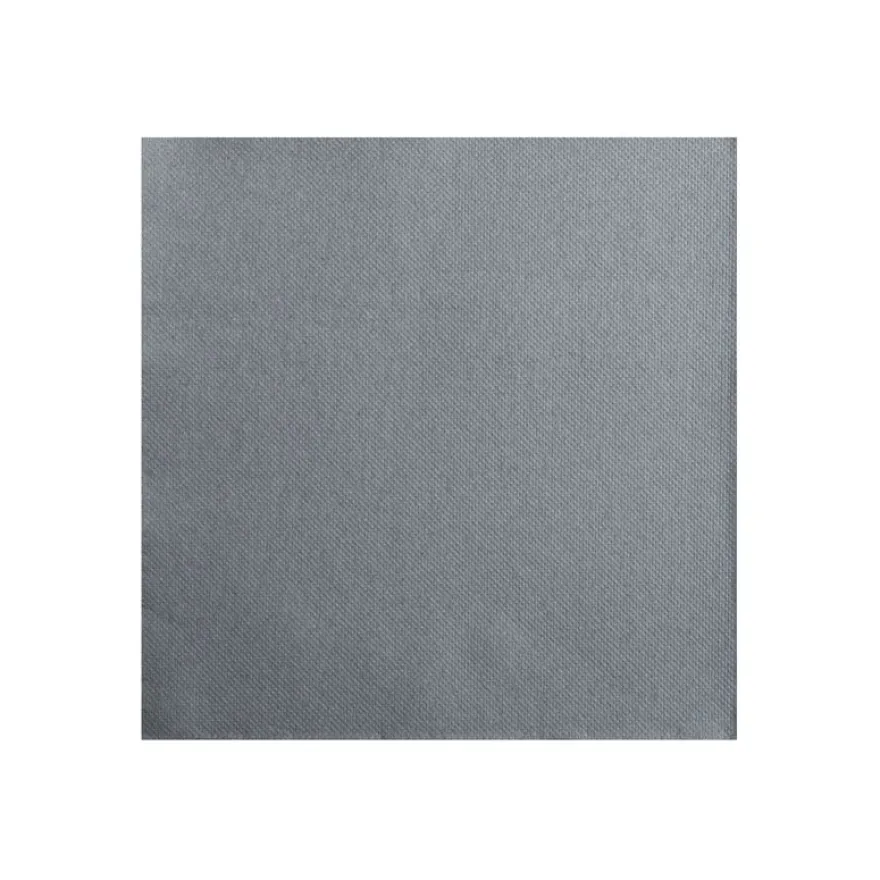 Pronappe - 40 Serviettes - Taille 38 x 38 cm - jetable - gris