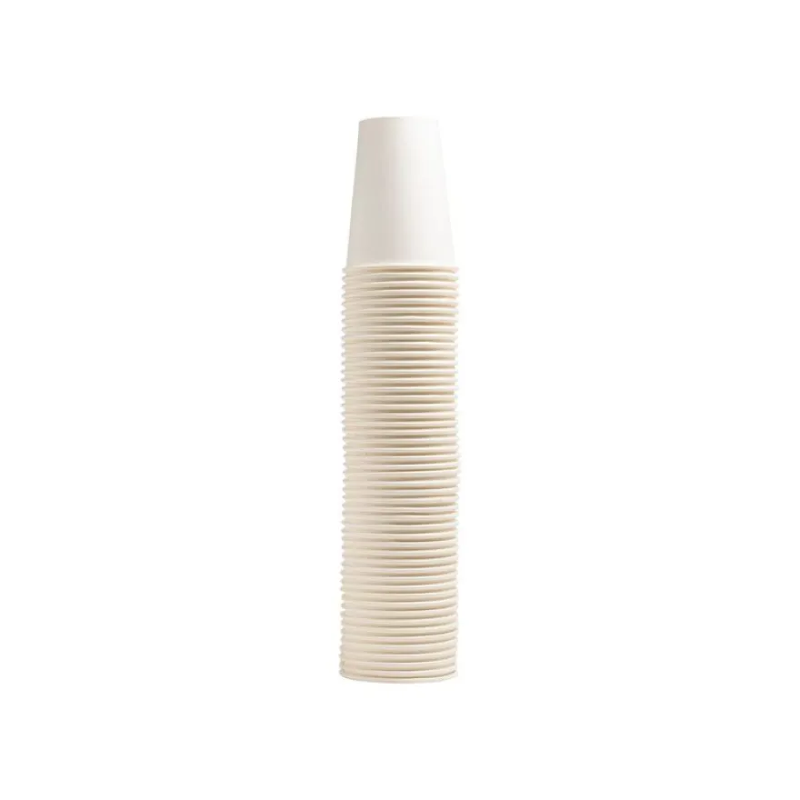 Pronappe - Tasse - Taille 7 cm diameter - 200 ml - jetable - blanc (pack de 50)