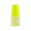 Pronappe - Tasse - Taille 7 cm diameter - 200 ml - jetable - vert kiwi (pack de 15)