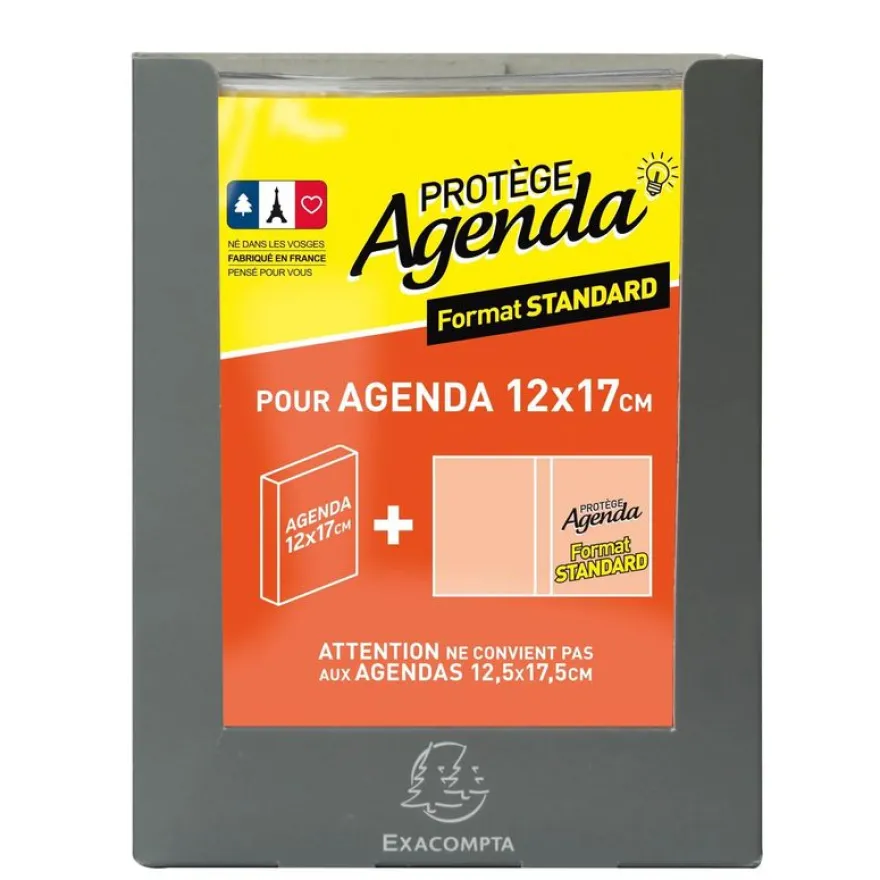 Protège-agenda standard pour agenda 12 x 17 cm - Exacompta