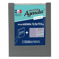 Protège-agenda XL pour agenda 12,5 x 17,5 cm - Exacompta