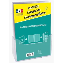 Protège-carnet de correspondance - 16 x 24 cm - Exacompta