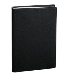 Quo Vadis - Agenda 16 mois - 2026-2027 - Planning SD - Semainier Planning - Français - Impala - Noir - 16 mois de septembre à décembre - 18x24 cm - Papier Clairefontaine blanc - Fabrication française