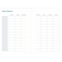 Quo Vadis - Agenda 16 mois - 2026-2027 - Plan Note - Semainier Notes - Multilingue - Andrea - Marron - 16 mois de septembre à décembre - 15x21 cm - Papier Clairefontaine blanc - Fabrication française