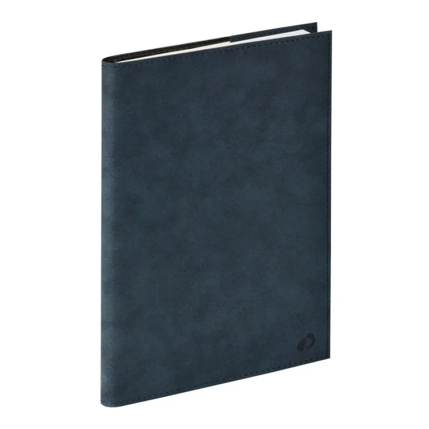 Quo Vadis - Agenda 16 mois - 2026-2027 - Plan Note - Semainier Notes - Multilingue - Andrea - Bleu - 16 mois de septembre à décembre - 15x21 cm - Papier Clairefontaine blanc - Fabrication française